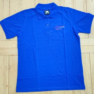 Royal Blue Women Gliding polo shirt